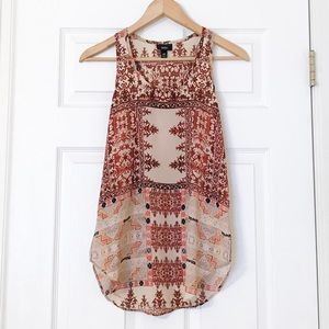 Flowy Print Tank Top